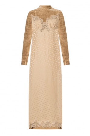 Long velvet dress with a stand up collar, zdjęcie 1 Long velvet dress with a stand up collar od Stella McCartney